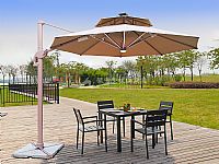 香檳金旋轉傘A-SD2030（帶燈）