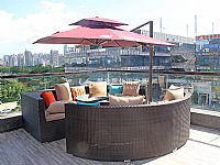 方形偏轉羅馬傘A-SD1605