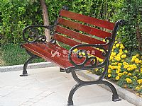 有（yǒu）靠（kào）背扶（fú）手鑄鐵公園（yuán）椅G-A03