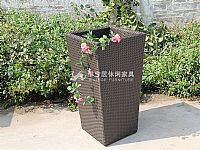 藤編花箱F-H23a