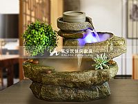 好運（yùn）磨盤泉（quán）水裝飾品（pǐn）F-F1806