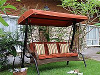 藤編三人位秋千BM3001