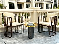 不鏽鋼沙發椅G-2529