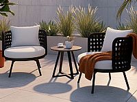 編繩柚木（mù）餐椅M-25112