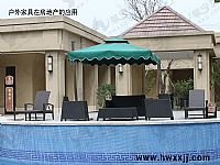 麗都壹號休閑桌椅（yǐ）與遮陽傘的（de）案例（lì）