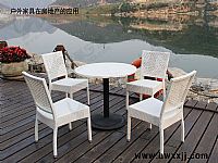 戶外桌椅在房地產的應用