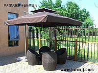 戶外藤（téng）編桌椅在會所的應用