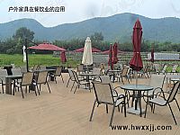 戶外（wài）餐飲桌椅應用